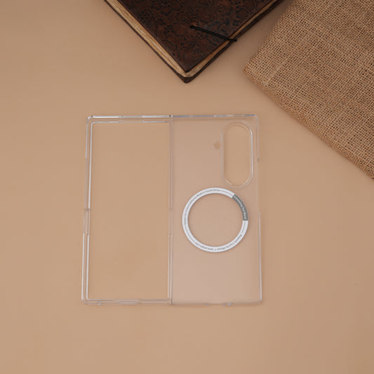 Crystal Clear Non-Yellow Hard MagSafe Case for Samsung Galaxy Z Fold7
