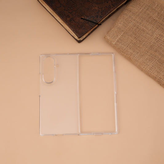 Crystal Clear Non-Yellow Hard Case for Samsung Galaxy Z Fold7