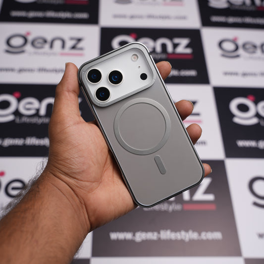 Xundd Grey Metal Hard Matte finish MagSafe Case for iPhone