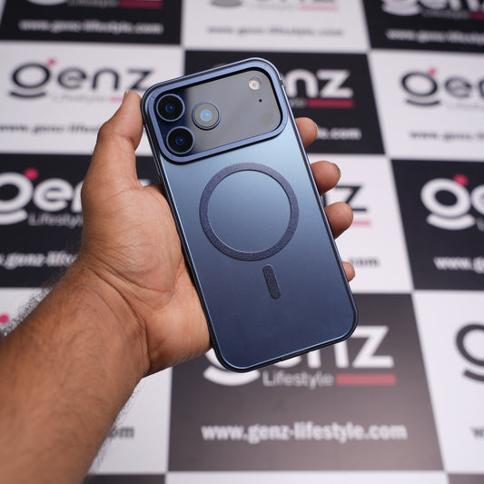 Xundd Blue Metal Hard Matte finish MagSafe Case for iPhone