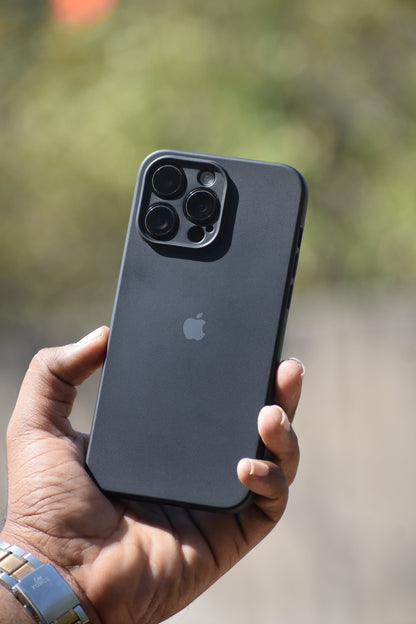 2mm Black Silicon Case with camera protection case for iPhone