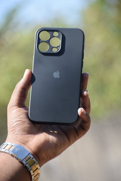 2mm Black Silicon Case with camera protection case for iPhone