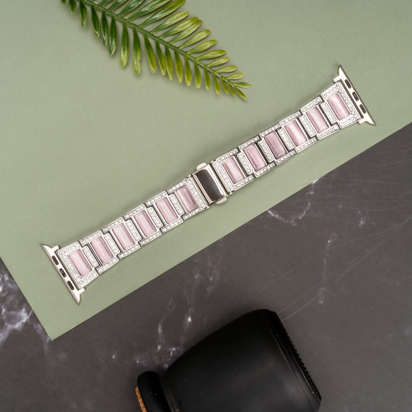 Opal Silver Metal Strap for Apple Watch