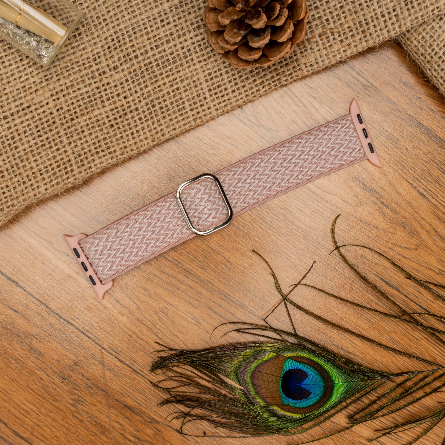 Adjustable Braided Solo Loop Soft Stretchable Elastics Strap