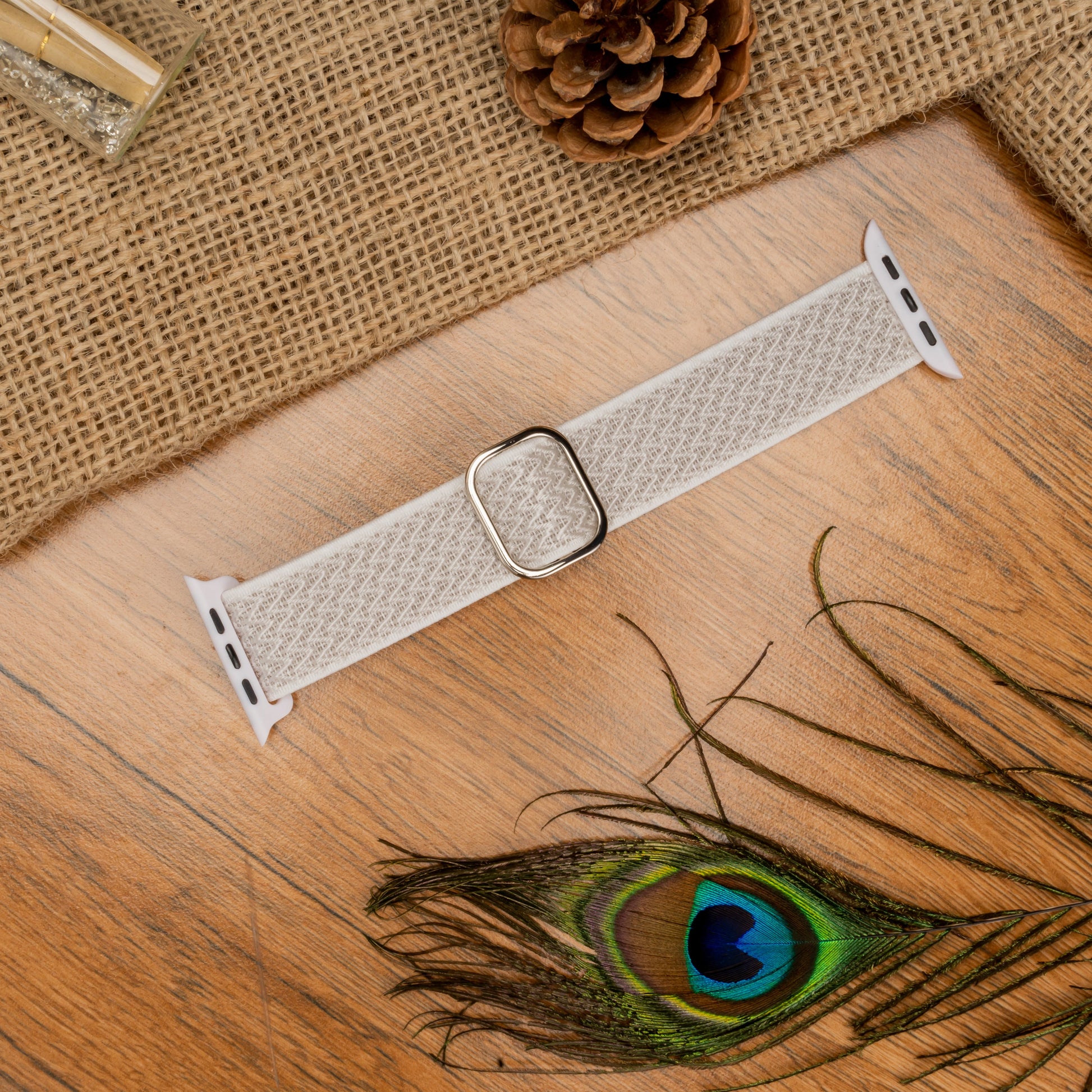 Adjustable Braided Solo Loop Soft Stretchable Elastics Strap