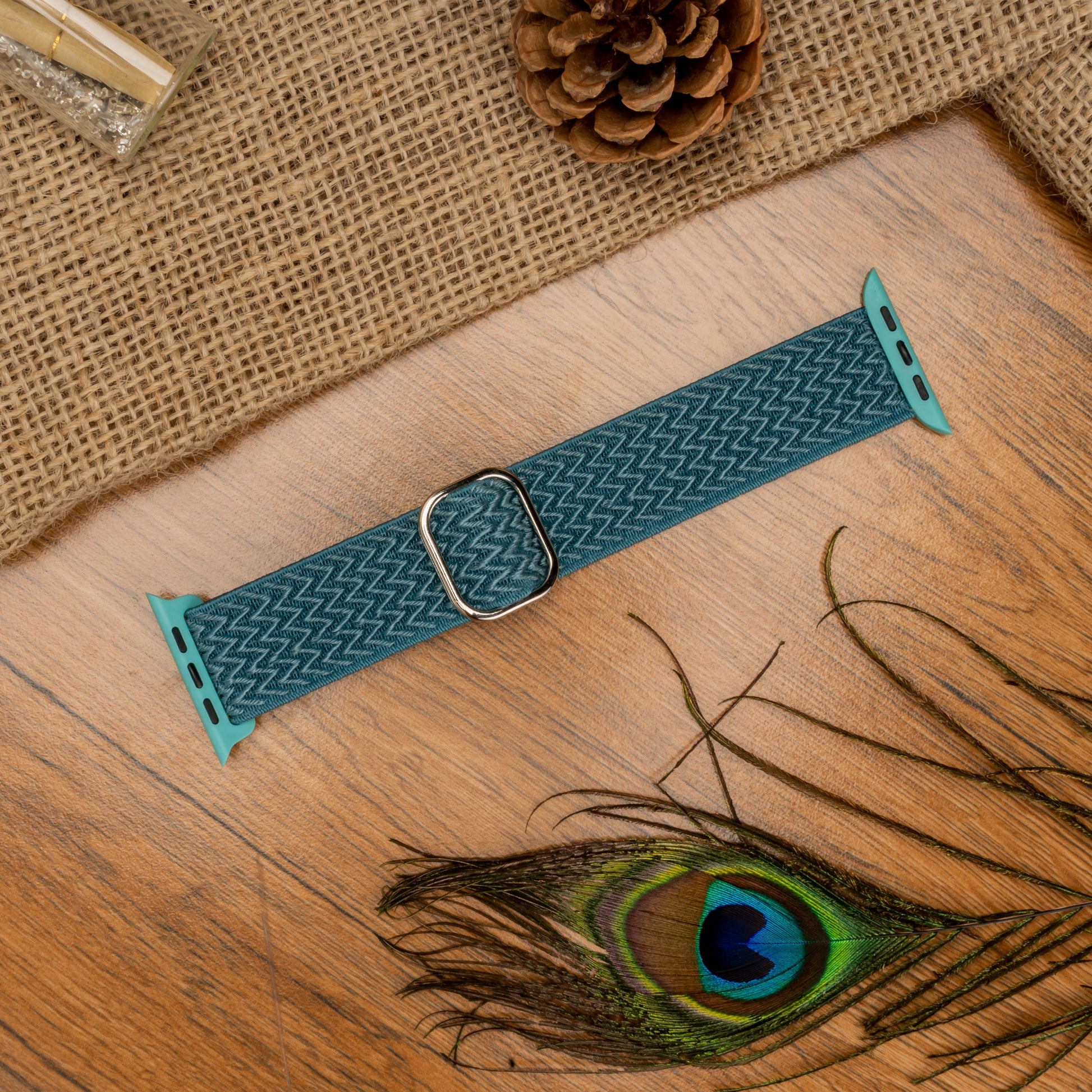 Adjustable Braided Solo Loop Soft Stretchable Elastics Strap