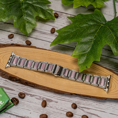 Opal Silver Metal Strap for Apple Watch