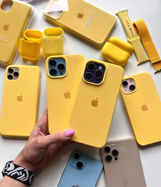 Yellow OG Silicone Case for iPhone