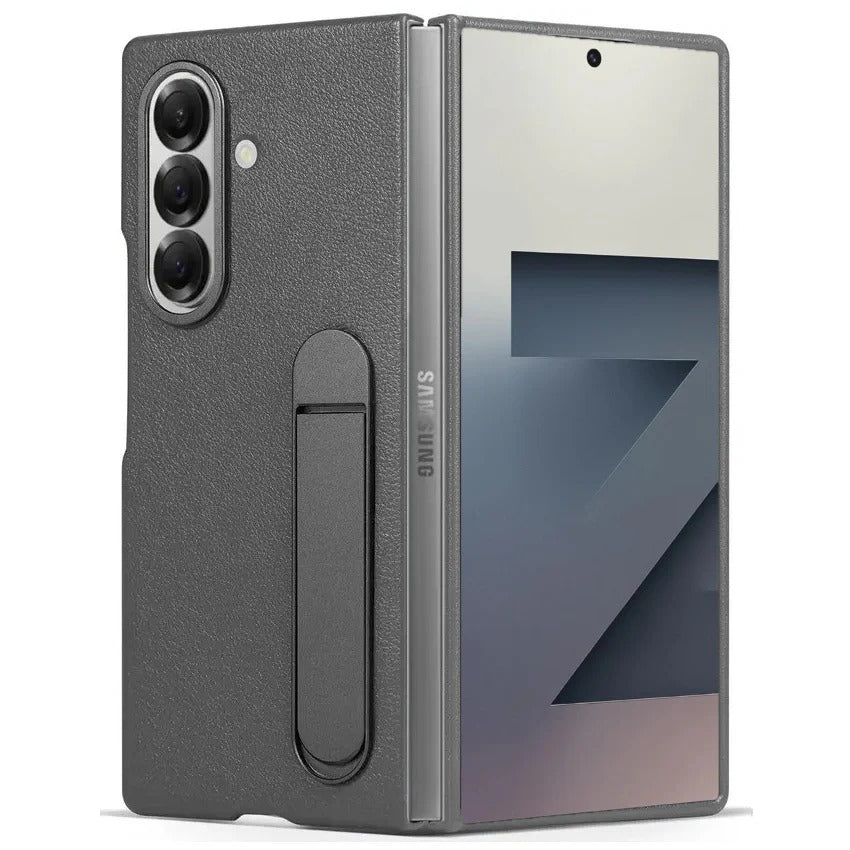 Grey Kindsuit Leather case with Kickstand for Samsung Galaxy Z Fold7
