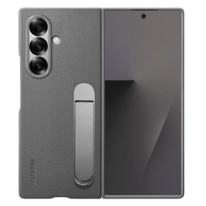 Grey Kindsuit Leather case with Kickstand for Samsung Galaxy Z Fold7
