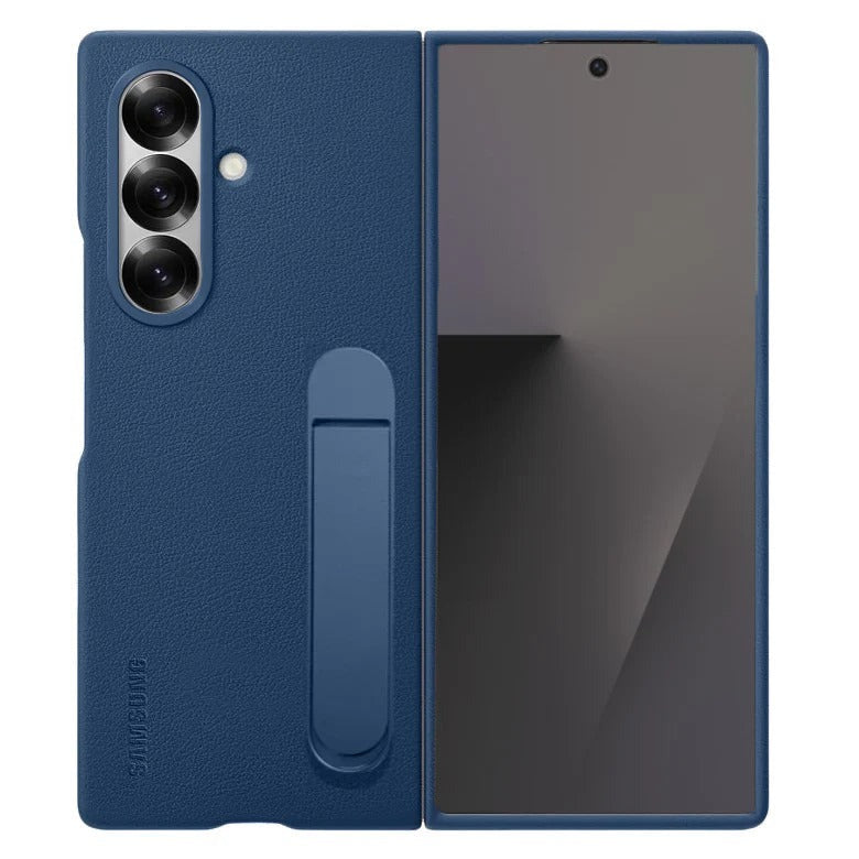 Blue Kindsuit Leather case with Kickstand for Samsung Galaxy Z Fold7