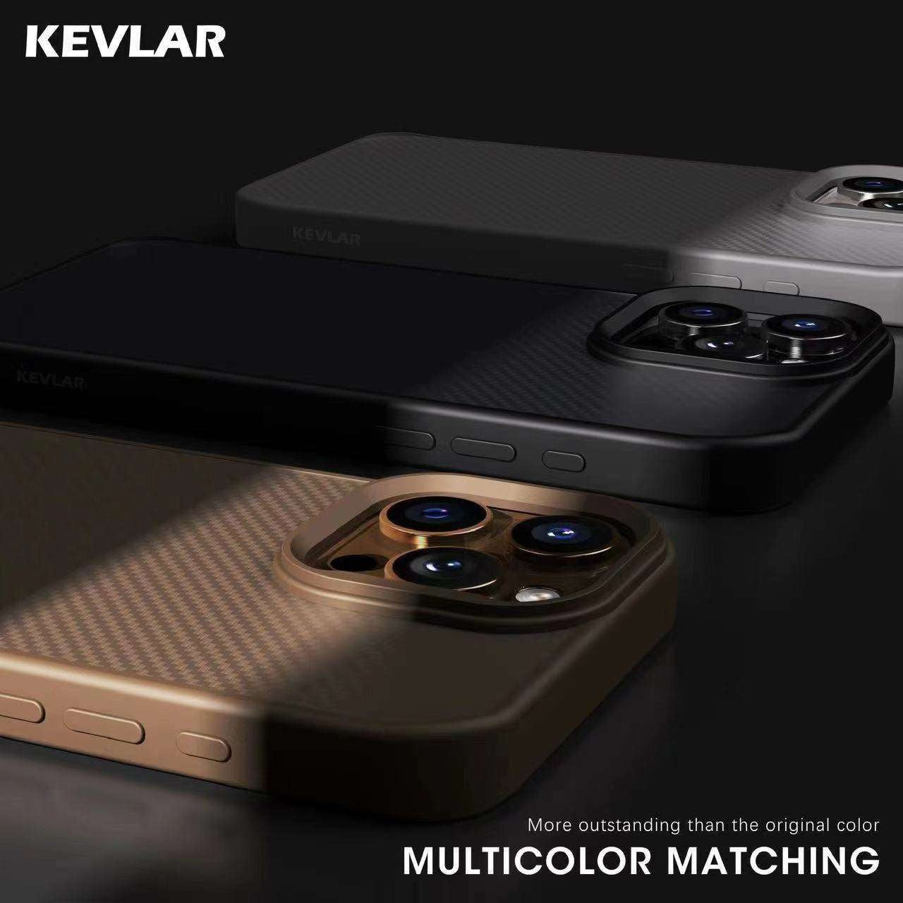 KEVLAR Carbon Soft Shock Proof MagSafe Case for iPhone
