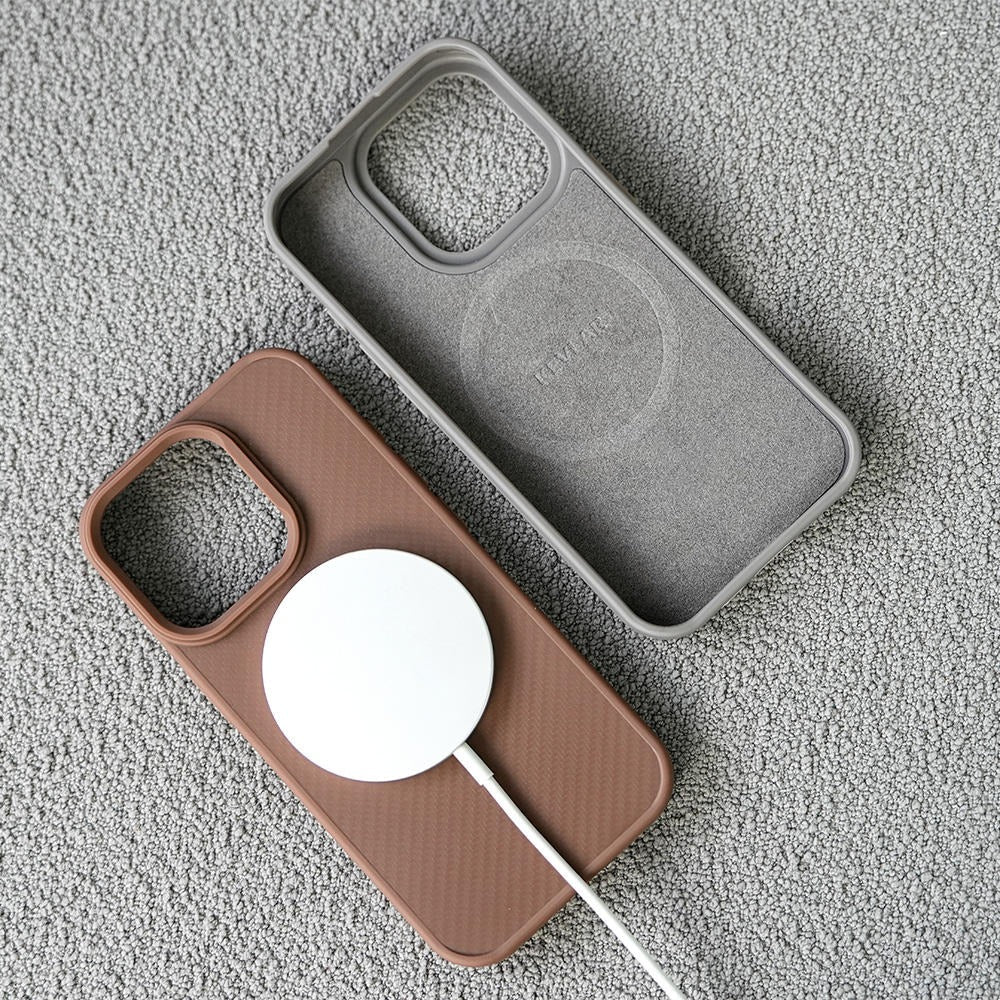 KEVLAR Carbon Soft Shock Proof MagSafe Case for iPhone