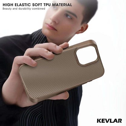 KEVLAR Carbon Soft Shock Proof MagSafe Case for iPhone
