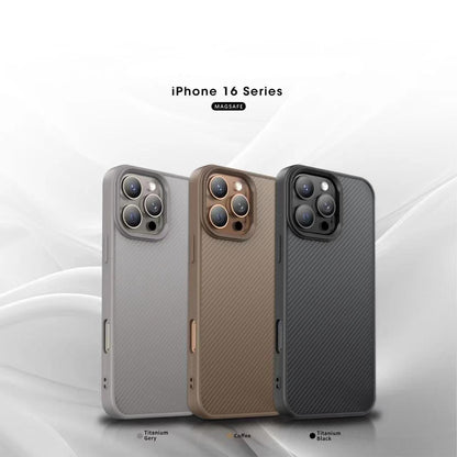 KEVLAR Carbon Soft Shock Proof MagSafe Case for iPhone