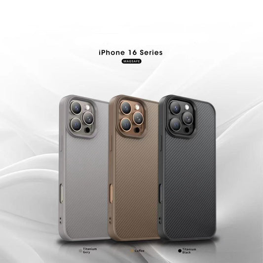 KEVLAR Carbon Soft Shock Proof MagSafe Case for iPhone
