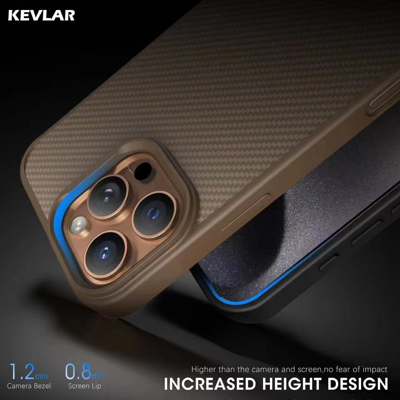 KEVLAR Carbon Soft Shock Proof MagSafe Case for iPhone