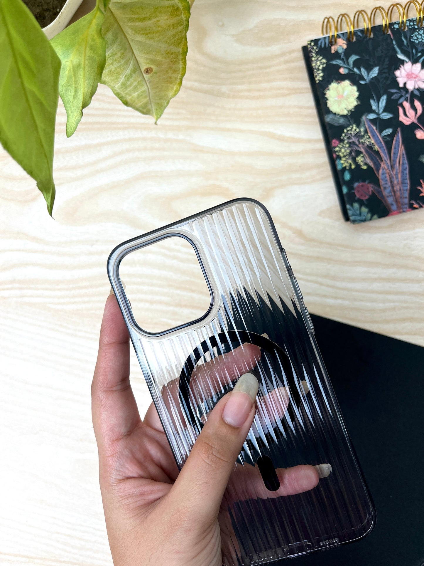 HAVOO Non-Yellow ASH Grid MagSafe Compatible Case For iPhone