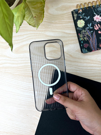 HAVOO Non-Yellow ASH Grid MagSafe Compatible Case For iPhone