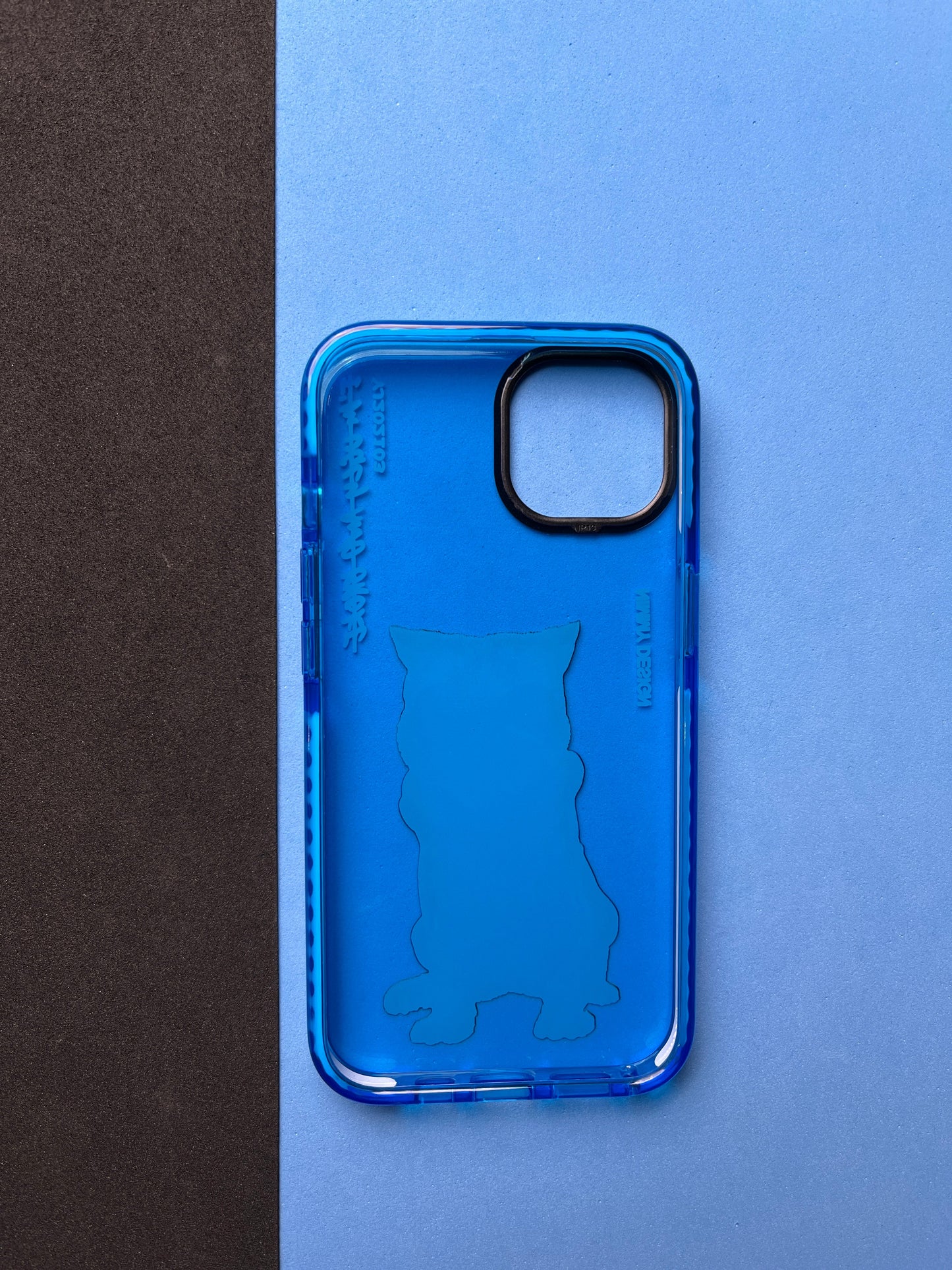NIMMY Blue Cat  Bumper Case For iPhone