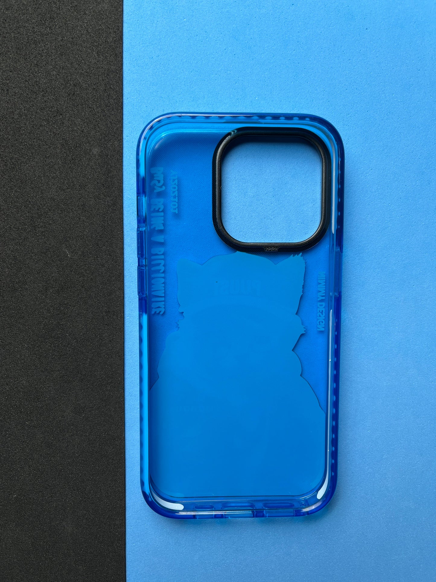 NIMMY Blue Billionaire Cat  Bumper Case For iPhone