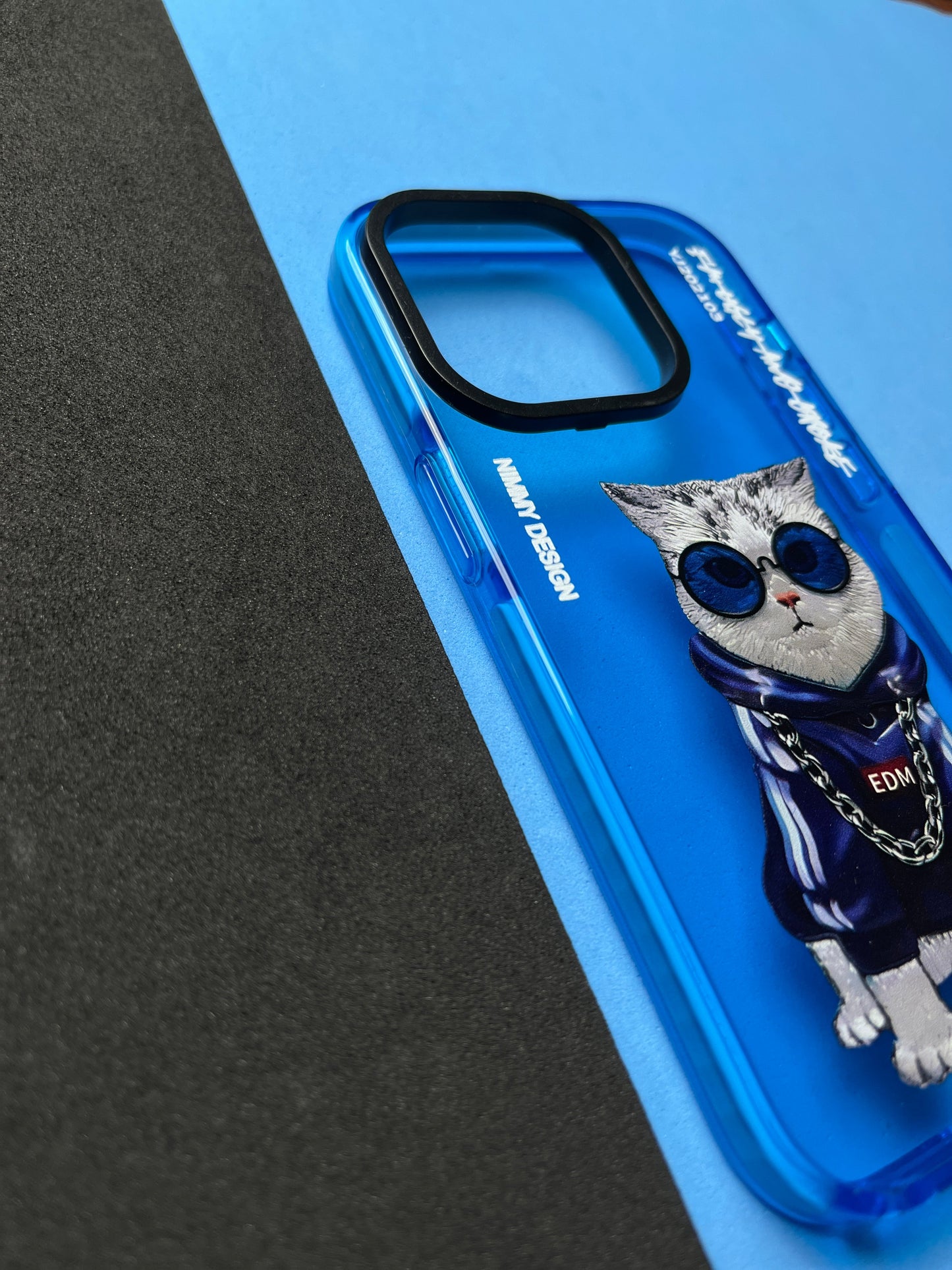 NIMMY Blue Cat  Bumper Case For iPhone