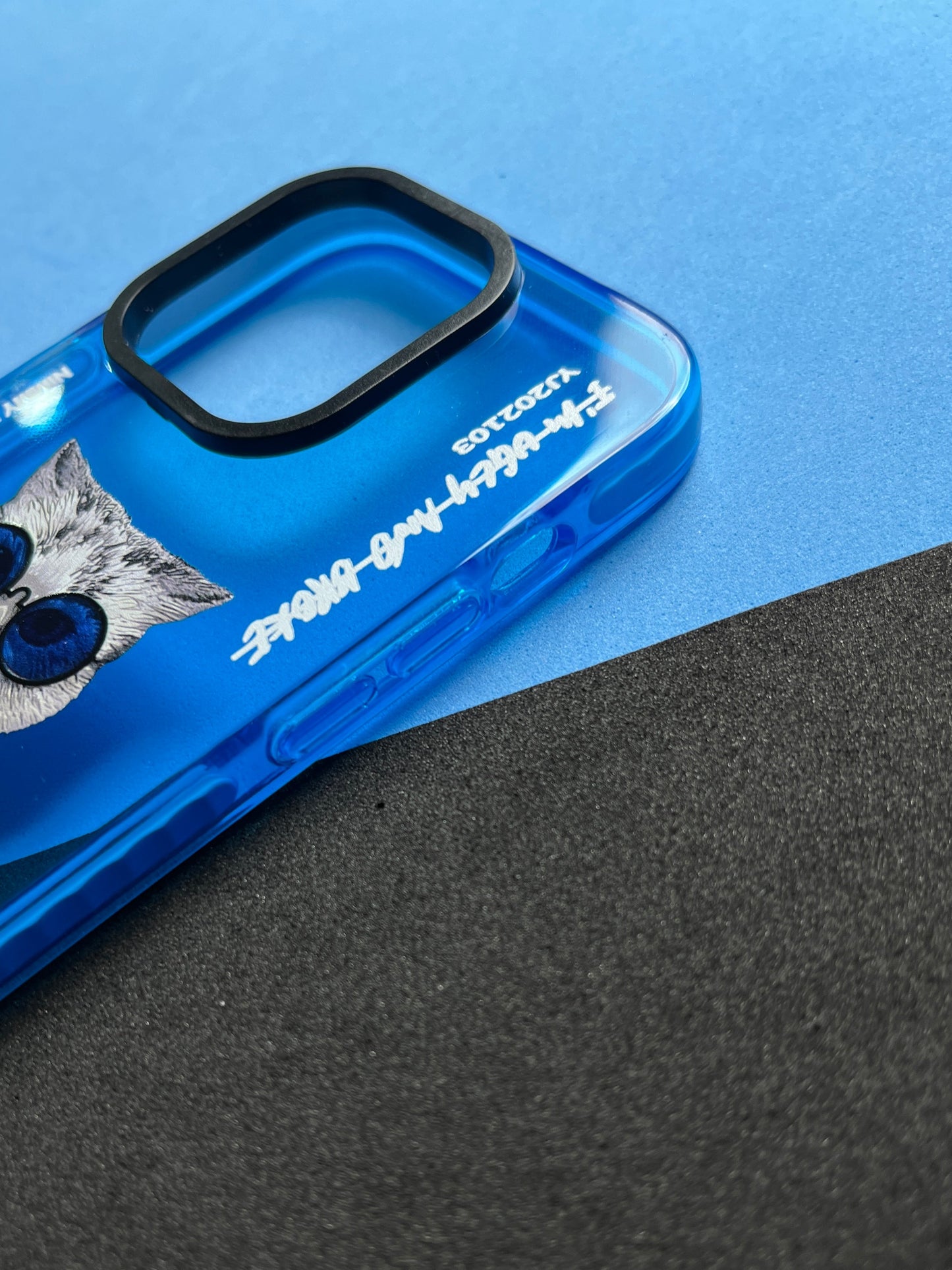 NIMMY Blue Cat  Bumper Case For iPhone