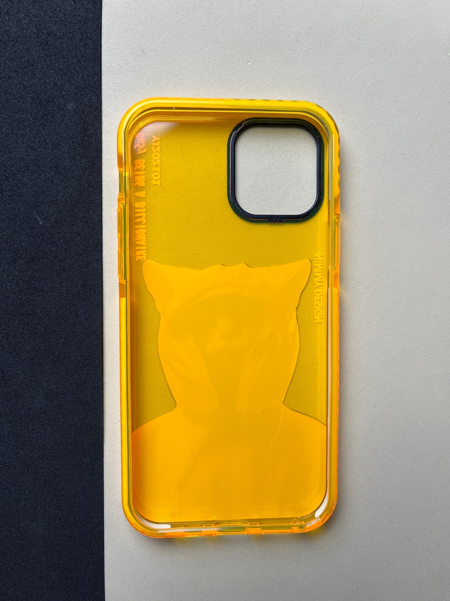 NIMMY Yellow Cat Bumper Case For iPhone