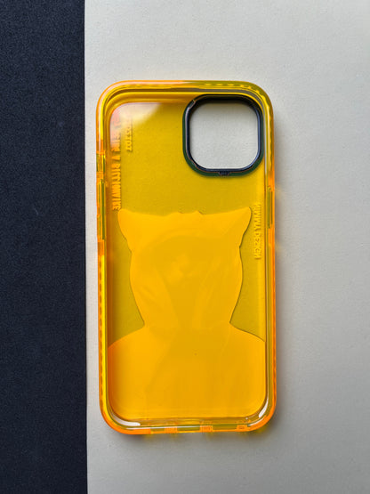 NIMMY Yellow Cat Bumper Case For iPhone