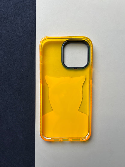 NIMMY Yellow Cat Bumper Case For iPhone