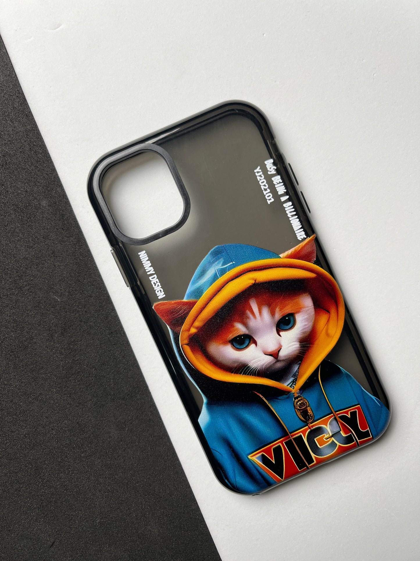 NIMMY Black Cat Bumper Case For iPhone