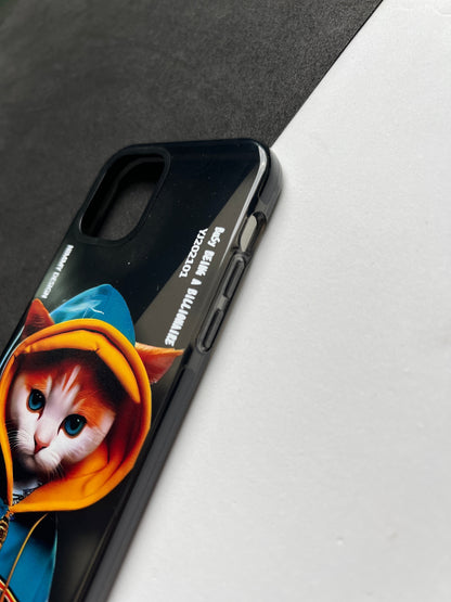 NIMMY Black Cat Bumper Case For iPhone