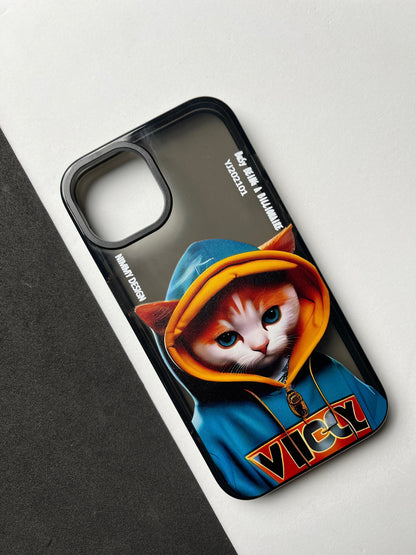 NIMMY Black Cat Bumper Case For iPhone