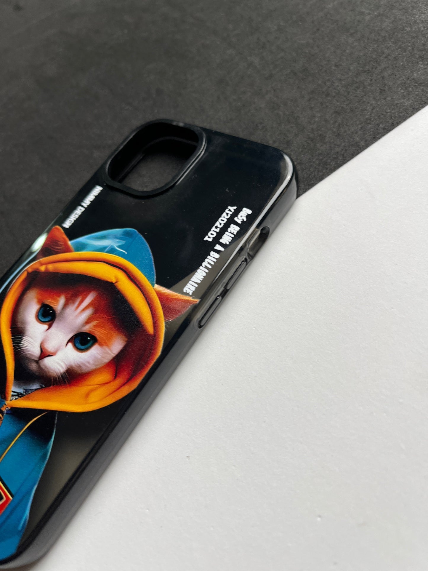 NIMMY Black Cat Bumper Case For iPhone