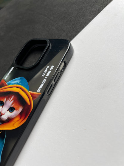 NIMMY Black Cat Bumper Case For iPhone