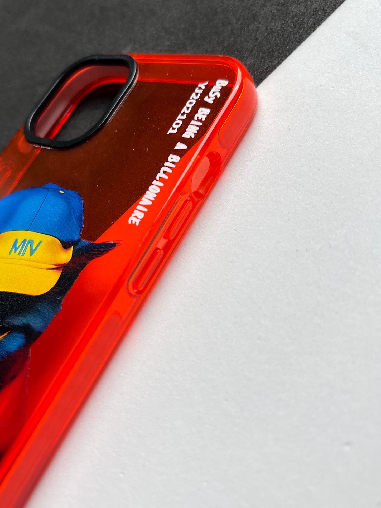 NIMMY Red Cat Bumper Case For iPhone