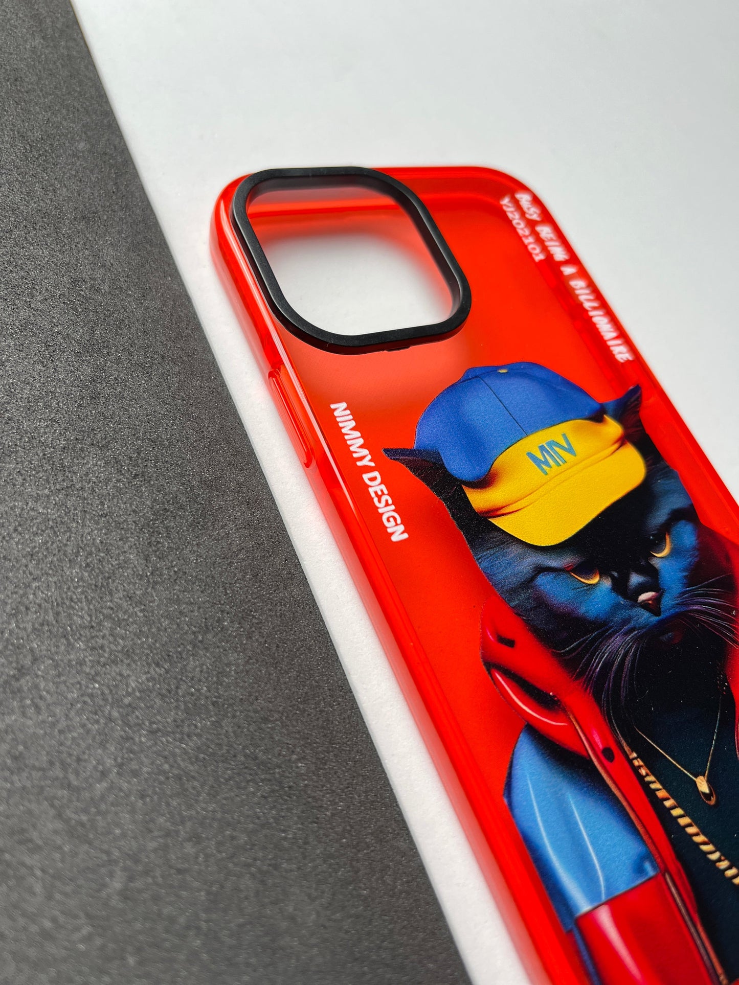 NIMMY Red Cat Bumper Case For iPhone