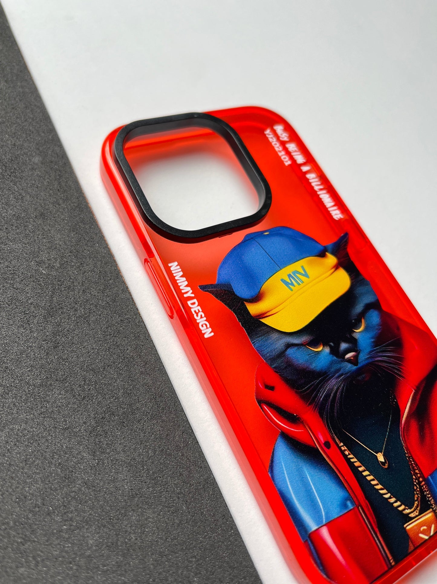 NIMMY Red Cat Bumper Case For iPhone