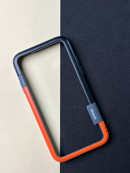 Walnut Orange Black Bumper ring for iPhone