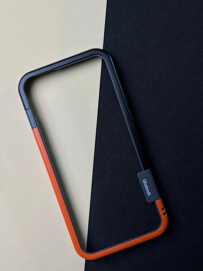 Walnut Orange Black Bumper ring for iPhone