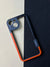 Walnut Orange Black Bumper ring for iPhone