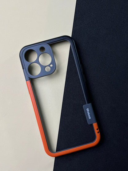 Walnut Orange Black Bumper ring for iPhone