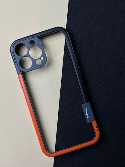 Walnut Orange Black Bumper ring for iPhone