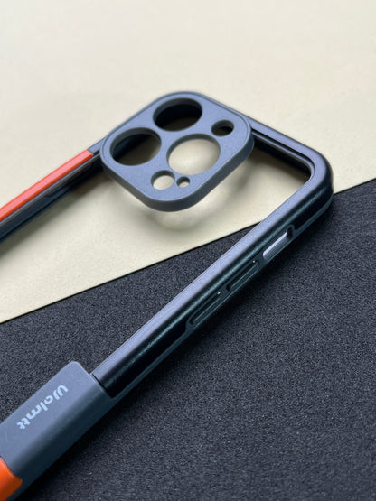 Walnut Orange Black Bumper ring for iPhone