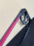 Walnut Pink Black Bumper ring for iPhone