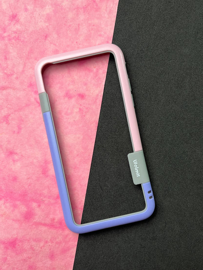 Walnut Purple Pink Bumper ring for iPhone