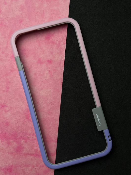 Walnut Purple Pink Bumper ring for iPhone