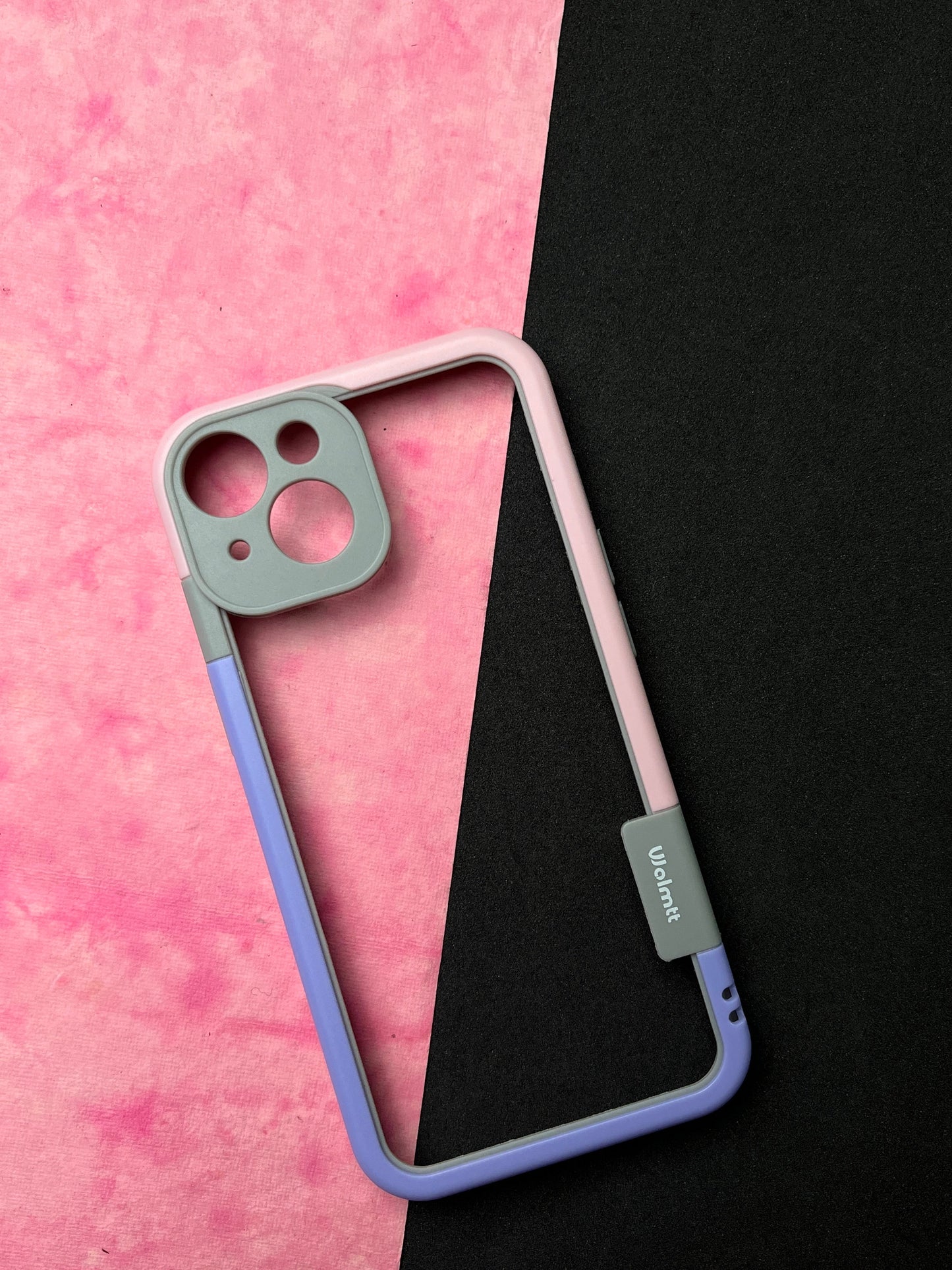 Walnut Purple Pink Bumper ring for iPhone