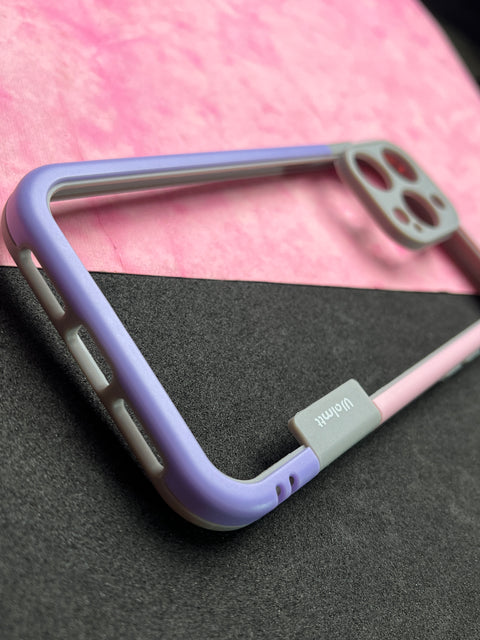 Walnut Purple Pink Bumper ring for iPhone