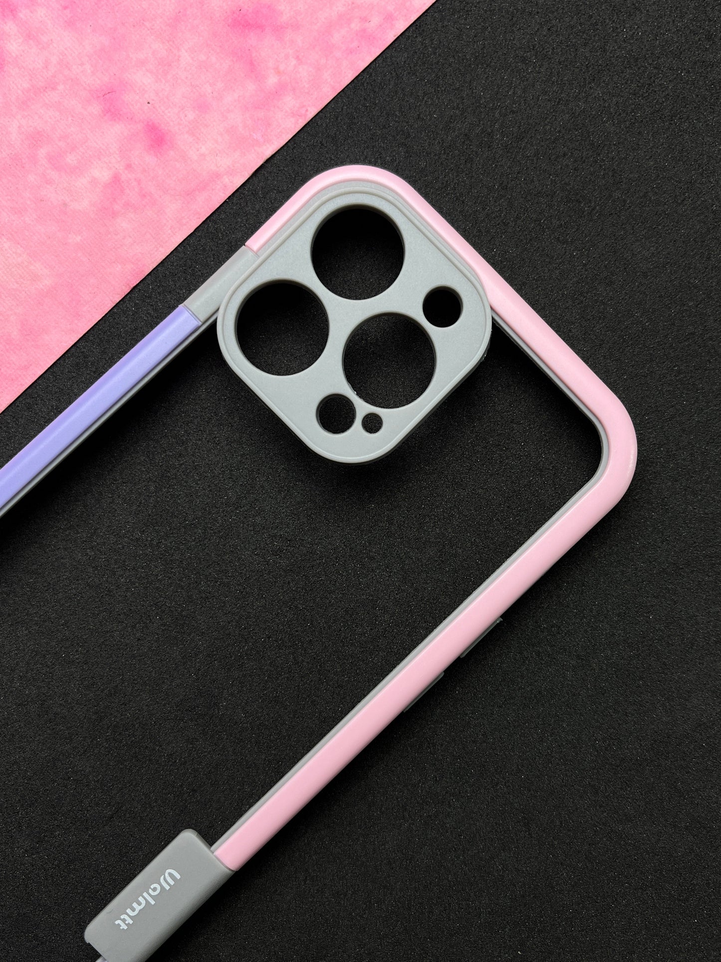 Walnut Purple Pink Bumper ring for iPhone